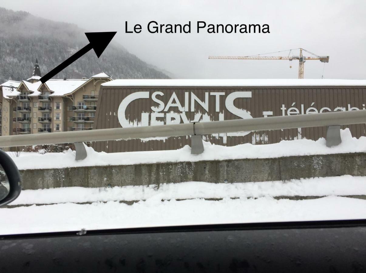 Ferienwohnung Le Grand Panorama 5 Etage Balcon Vue Sur La Montagne Saint-Gervais-les-Bains Exterior foto